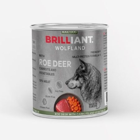 BRILLIANT Wolfland Őzzel és sárgarépával 800g