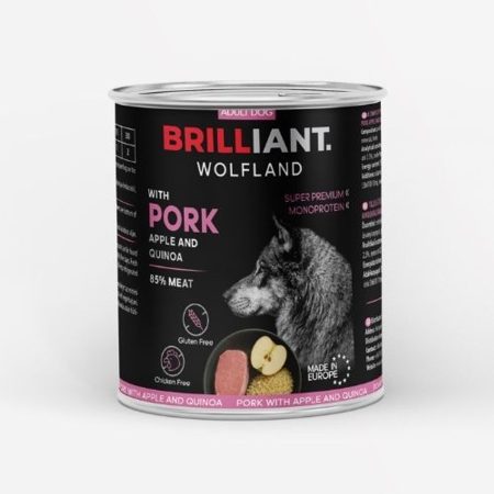 Brilliant Wolfland sertés almával és quinoaval 6x800g