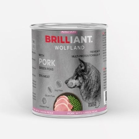 BRILLIANT Wolfland sertés borsóval 800g