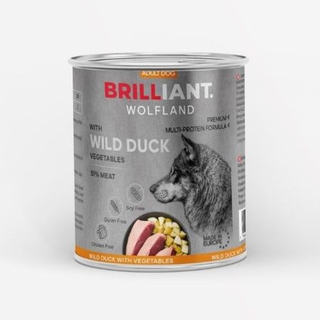 BRILLIANT Wolfland vadkacsával és zöldségekkel 800g