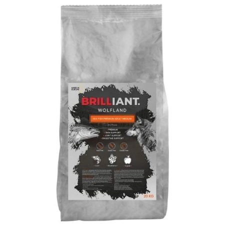 Brilliant Wolfland Sea Fish atlanti tőkehallal adult medium 20kg