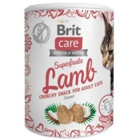 Brit Care Cat Snack Superfruits Lamb 100g