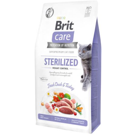 Brit Care Cat Grain-Free Sterilized Weight Control  7kg