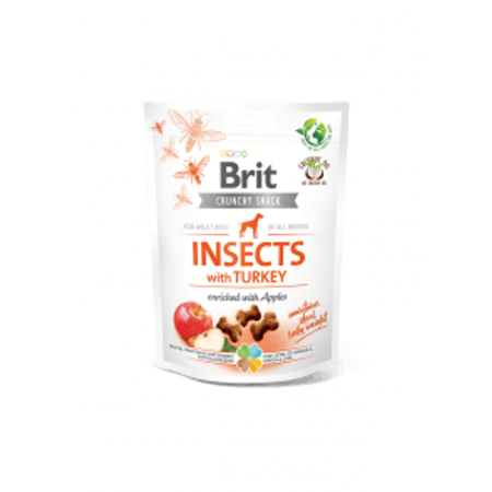 Brit Care Crunchy Cracker Insects with Turkey and Apples 200 g