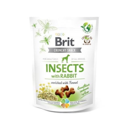 Brit Care Crunchy Cracker Insects with Rabbit enriched with Fennel 200 g