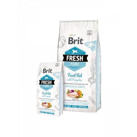 Brit Fresh Hal és sütőtök Adult Large Muscles & Joints 2x12 kg