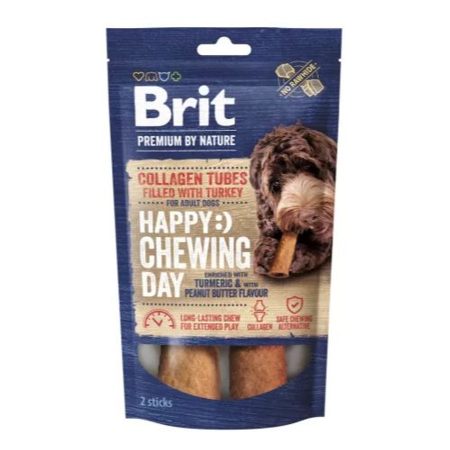 Brit Premium by Nature Collagen Chews Tubes filled with Turkey 2db