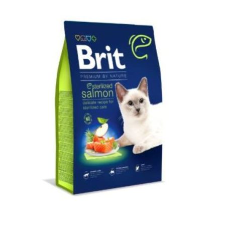 Brit Premium Cat Sterilised Salmon 8 kg