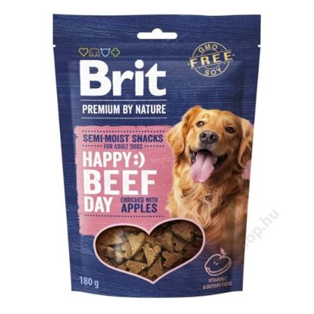 Brit Premium by Nature Dog Semi-moist Snacks Beef with Apples 180g