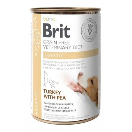 Brit Veterinary Diets Dog GF Hepatic konzerv 6x400g