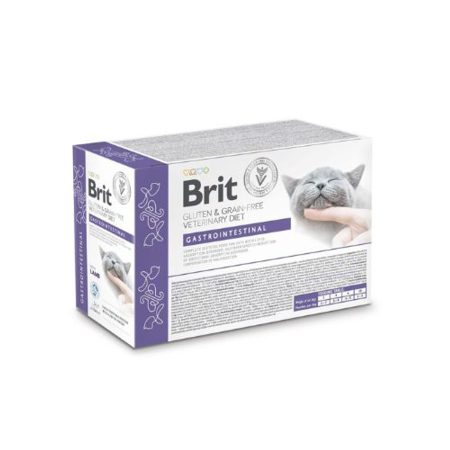 Brit Veterinary Diets Cat GF fillets in Gravy Gastrointestinal 12x85g