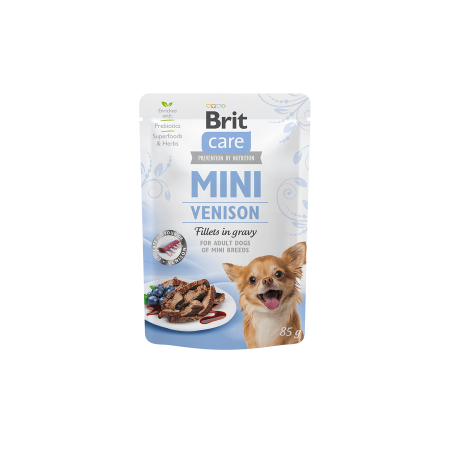 Brit Care MINI Pouch Venison 24x85g
