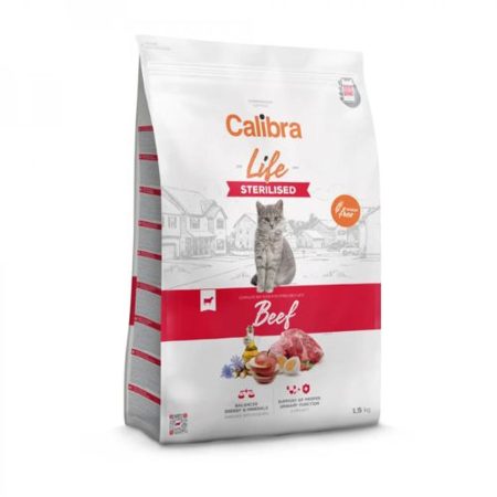 Calibra Cat Life Sterilised Beef macskatáp 1