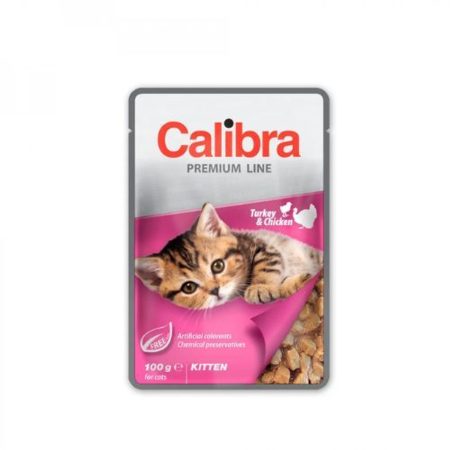 Calibra Cat Premium Kitten Turkey & Chicken 100g