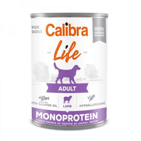 Calibra Dog Life Adult Lamb konzerv 6x400g