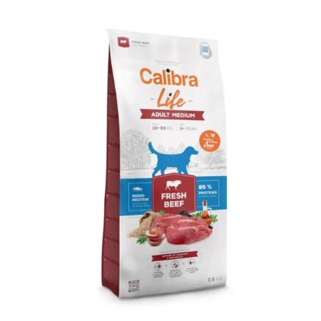 Calibra Dog Life Adult Medium Breed Fresh Beef kutyatáp 2