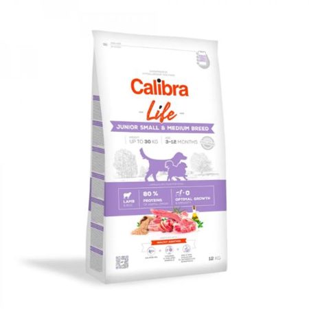 Calibra Dog Life Junior Small&Medium Breed Lamb kutyatáp 12 kg