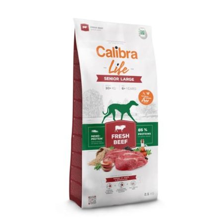 Calibra Dog Life Senior Large Breed Fresh Beef kutyatáp 12 kg