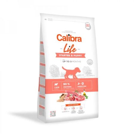 Calibra Dog Life Starter & Puppy Lamb kutyatáp 12 kg