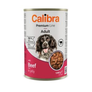 Calibra Dog Premium with Beef konzerv 12x1240g