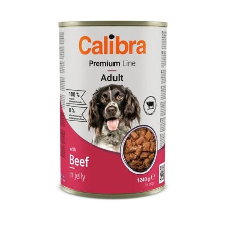 Calibra Dog Premium with Beef konzerv 12x1240g