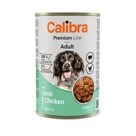 Calibra Dog Premium with Lamb&Chicken konzerv 12x1240g