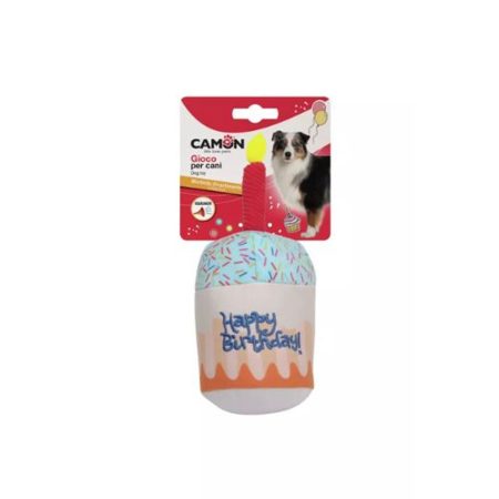 Camon Cupcake Happy Birthday poliészter játék sípolós 23cm