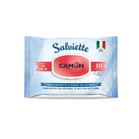 Camon Törlőkendő Teafa olaj 30x20cm 40db-os