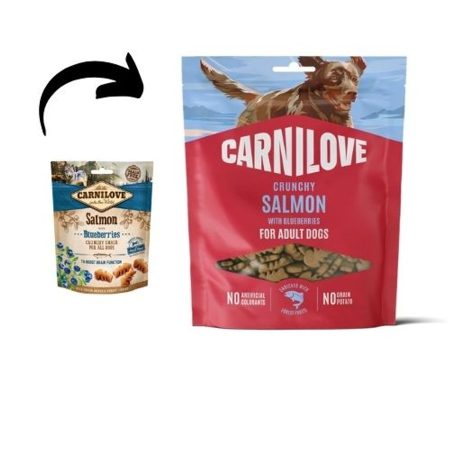 Carnilove Dog Crunchy Snack Lazac Áfonyával 200g