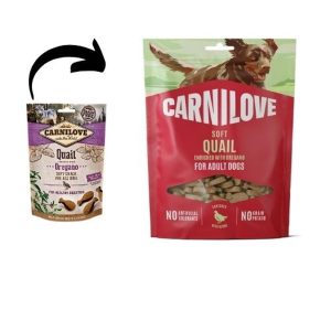 Carnilove Dog Semi Moist  Fürj és Oregánó 200g