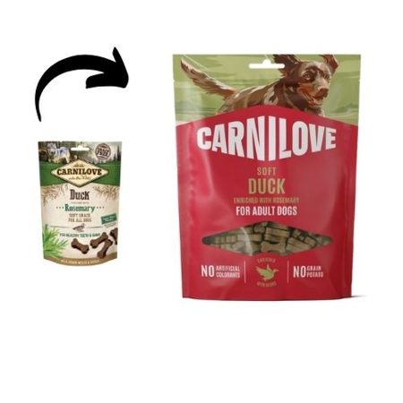 Carnilove Dog Semi Moist Snack Kacsa Rozmaringgal 200g