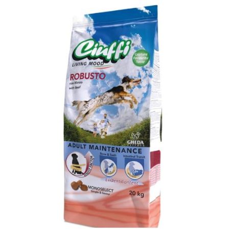 Ciuffi Adult Kibble with Beef 20kg kutyatáp