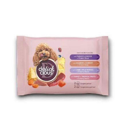 Delickcious alutasak MIX kutyaeledel válogatás 2x80g