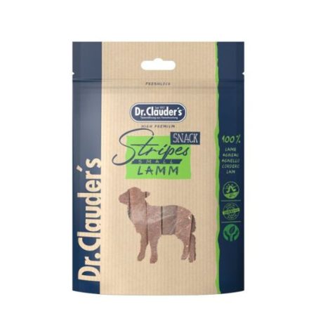 Dr.Clauder's Dog Jutalomfalat Stripes Small Bárányhús csíkok 80 g