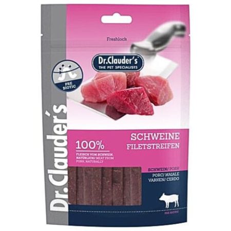 Dr Clauders Dog Jutalomfalat Stripes Small Sertéshús csíkok 80 g