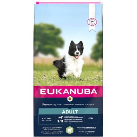 Eukanuba Adult Small & Medium Lamb & Rice kutyatáp 2x18kg