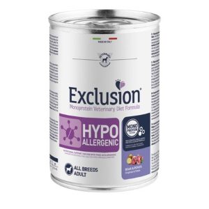 Exclusion Hypoallergenic konzerv Boar & Potato 24x400g