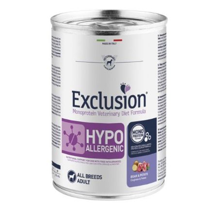 Exclusion Hypoallergenic konzerv Boar & Potato 24x400g