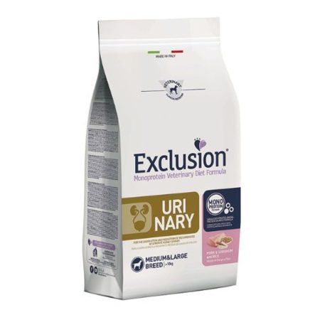 Exclusion Urinary Pork & Sorghum and Rice Medium & Large 2x 12 kg