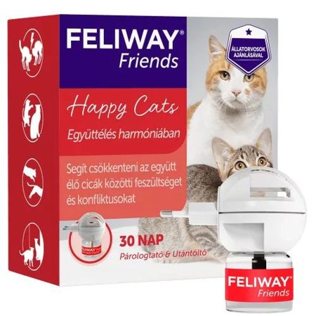 Feliway Friends párologtató készülék és folyadék macskáknak 48ml