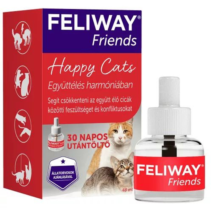 Feliway Friends utántöltő folyadék macskáknak 48ml