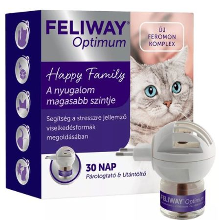 Feliway Optimum párologtató készülék és folyadék macskáknak 48ml