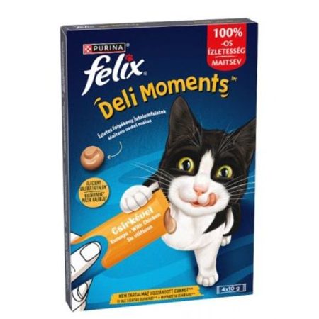 Felix Deli Moments Csirke macska jutalomfalat 4x10g