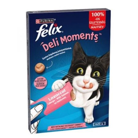 Felix Deli Moments Lazac macska jutalomfalat 4x10g