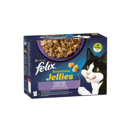 FELIX Sensations Vegyes Válogatás aszpikban 12×85 g