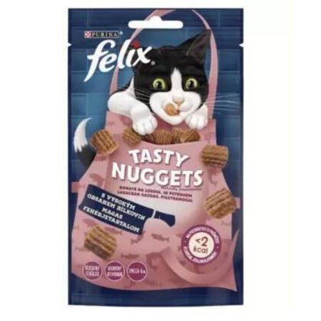 Felix Tasty Nuggets Lazac macska jutalomfalat 50g