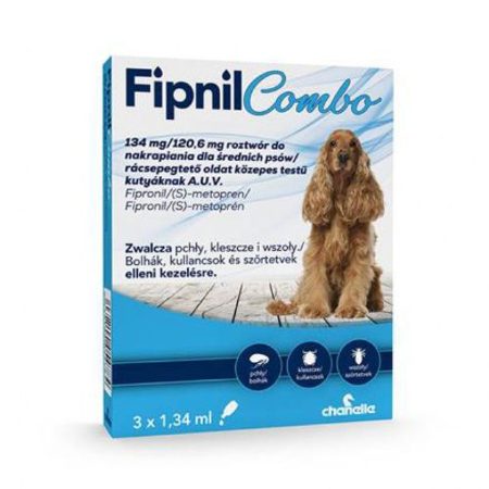Fipnil Combo Spot On Medium Dog 10-20kg 3x1