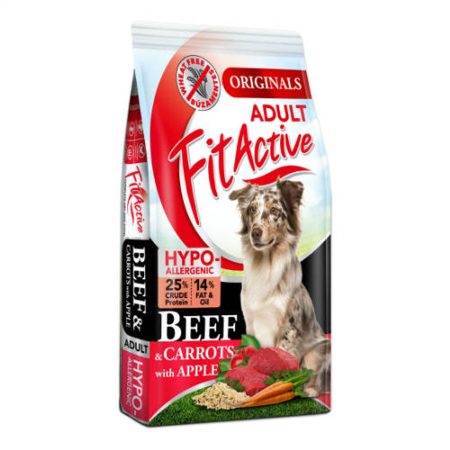 Panzi FitActive Wheatfree Adult Hypoallergenic Beef kutyatáp 12+1