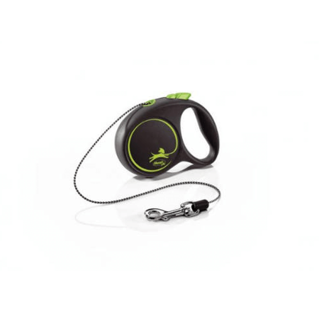 Flexi Black Design XS zsinór 3m 8kg-ig Zöld