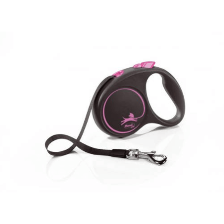 Flexi Black Design L szalag 5m 50kg-ig Pink